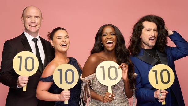 Dancing with the Stars judges Brian Redmond, Karen Byrne, Oti Mabuse, and Arthur Gourounlian