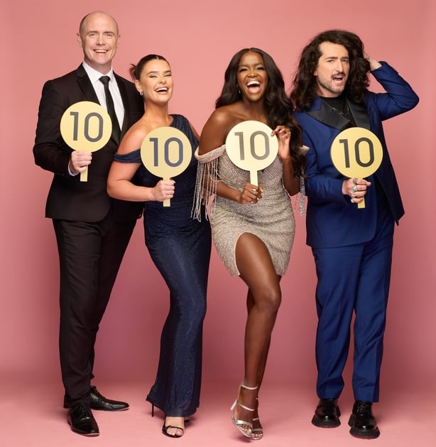 Dancing with the Stars judges Brian Redmond Karen Byrne Oti Mabuse and Arthur Gourounlian