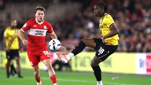 Ireland international Bosun Lawal started for Stoke at Boro