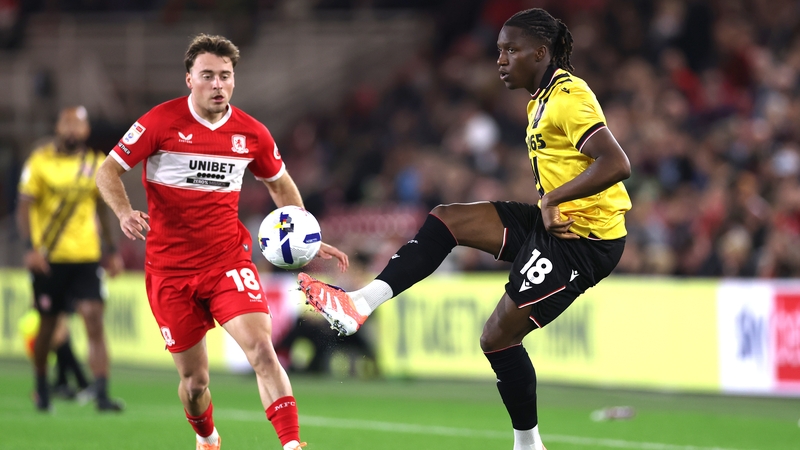 Ireland international Bosun Lawal started for Stoke at Boro