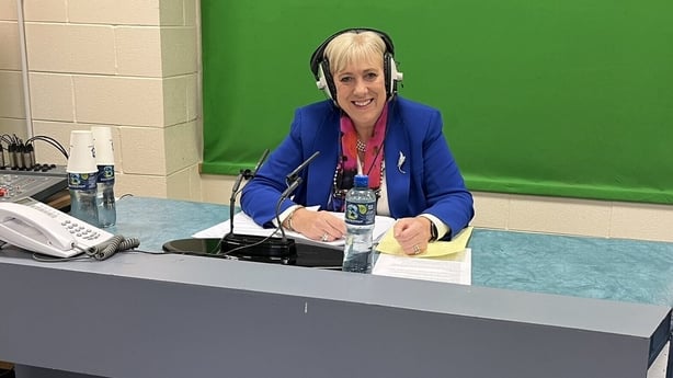 Heather Humphreys at RTÉ studios in Dundalk