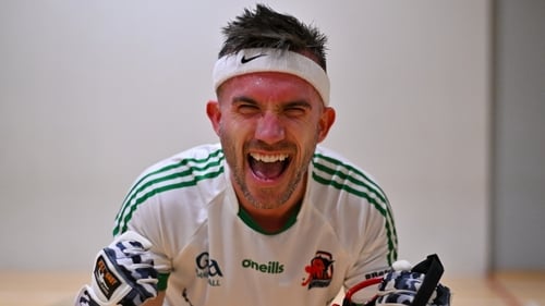 Conor McElduff had plenty to celebrate as he won the men's crown for a seventh time