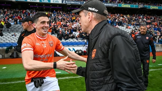 Rory Grugan Armagh manager Kieran McGeeney