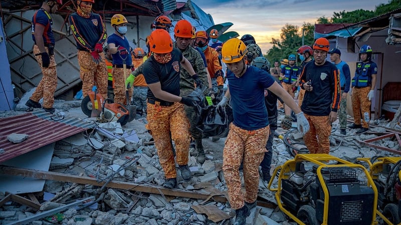 Shops, homes and bridges were damaged across the island's northern coast and power was cut