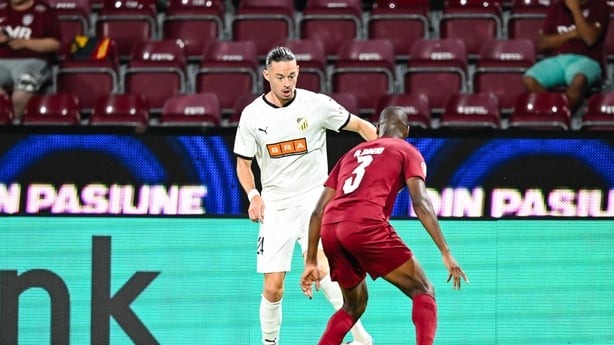 Amor Layouni plays in the UEFA Conference League Play-Off between CFR Cluj and BK Hacken at Dr. Constantin Radulescu Stadium in Cluj-Napoca, Romania, on August 28, 2025 (Photo by Flaviu Buboi/NurPhoto via Getty Images).