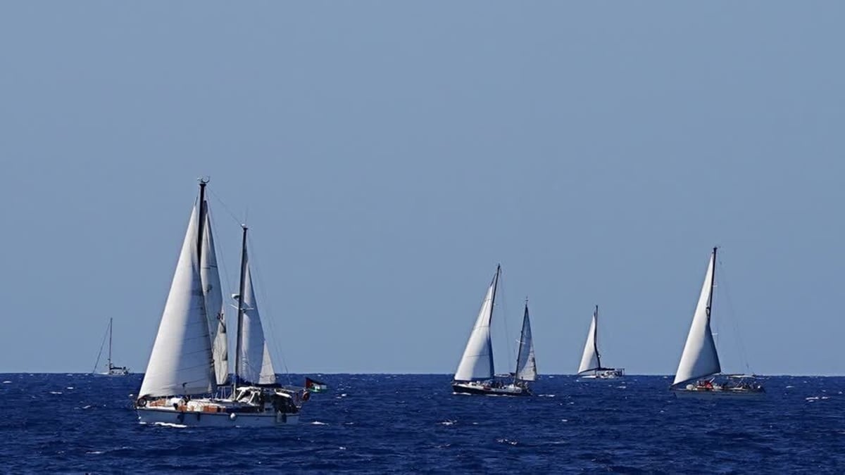 Israeli military intercepts 39 aid boats heading for Gaza, sparking criticism