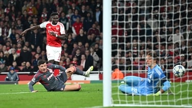 Champions League highlights: Arsenal 2-0 Olympiacos