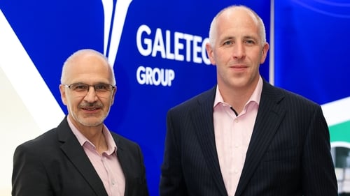 Co-founders of Galetech Group Herman Busschots and Darren Sherry at the company's headquarters in Stradone, Co Cavan