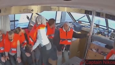 French MEP tosses phone into sea as Israeli navy intercept Gaza aid flotilla Captain Nikos