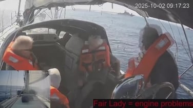 Flotilla vessel live-stream cuts as Israeli military vessel approaches