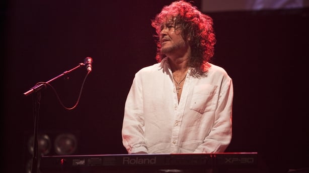 Darren Wharton performs on stage at Hammersmith Apollo on 22 January 2011 in London