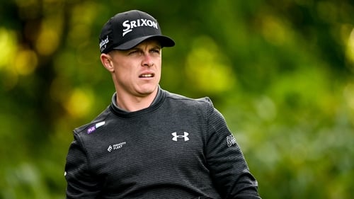 Conor Purcell is two shots off the lead, as is fellow Irishman Tom McKibbin