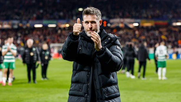 2 October 2025; Shamrock Rovers manager Stephen Bradley reacts after his side's defeat in the UEFA Conference League 2025/26 league phase match between Sparta Praha and Shamrock Rovers at epet ARENA in Prague, Czechia. Photo by Pavel Lebeda/Sportsfile