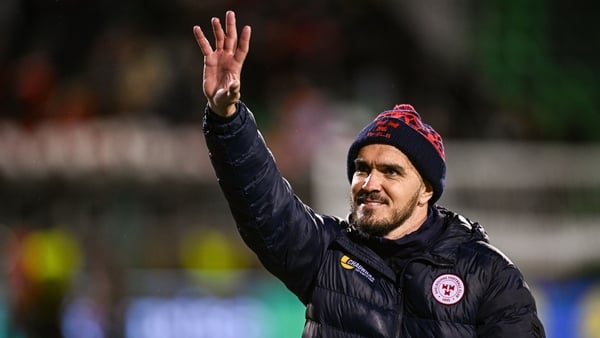 Shelbourne head coach Joey O'Brien after the UEFA Conference League 2025/26 league phase match between Shelbourne and Hacken at Tallaght Stadium in Dublin.