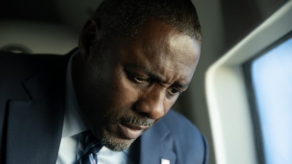 Idris Elba as the President of the United State. Cr: Eros Hoagland © 2025 Netflix, Inc.