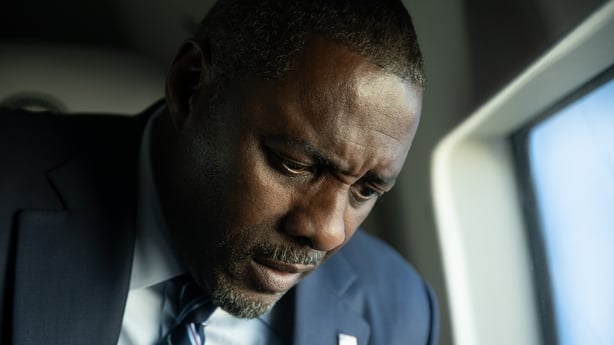 Idris Elba as the President of the United State. Cr: Eros Hoagland © 2025 Netflix, Inc.
