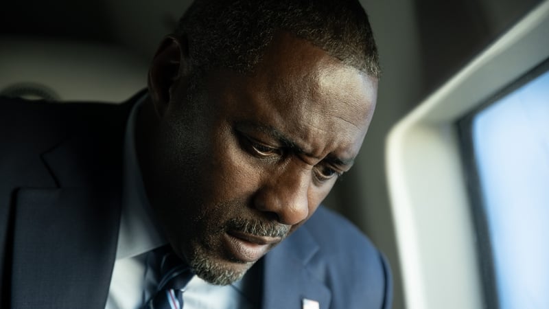 Idris Elba is the US President in A House of Dynamite Photo: Eros Hoagland/Netflix