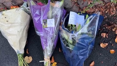 'Terrorism will not prevail' - flowers and notes left near scene of synagogue attack