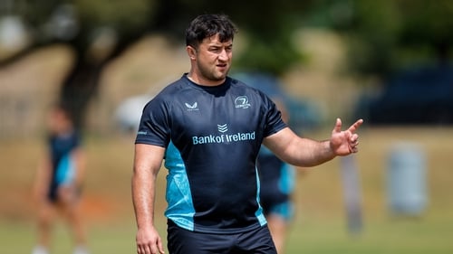 Thomas Clarkson makes his first appearance of the season for Leinster