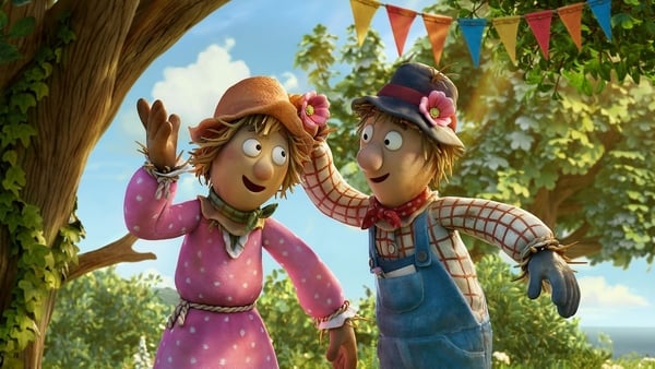 Betty O'Barley and Harry O'Hay in The Scarecrows' Wedding Photo: BBC/Magic Light Pictures