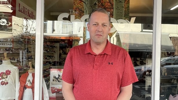 Stephen Delaney, owner of The Shoe Box in Wicklow town and former president of the Wicklow Town and District Chamber of Commerce