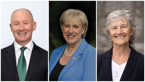 Composite shot of Jim Gavin, heather humphreys and catherine connolly