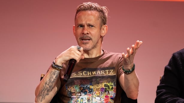 Dominic Monaghan on stage at C2E2