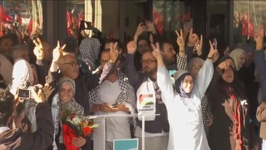 Turkish and other flotilla activists arrive in Istanbul following Israeli detention