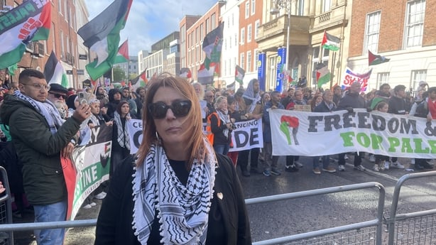 Zoë Lawlor of the Ireland Palestine Solidarity Campaign