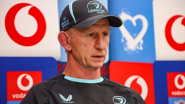 4 October 2025; Leinster head coach Leo Cullen after the United Rugby Championship match between Vodacom Bulls and Leinster at Loftus Versfeld Stadium in Pretoria, South Africa. Photo by Shaun Roy/Sportsfile