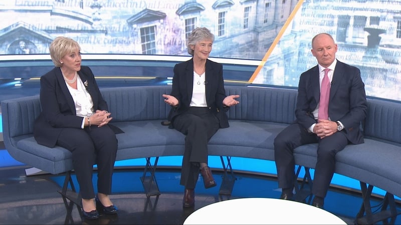 The three candidates faced questions on the issues facing the next President