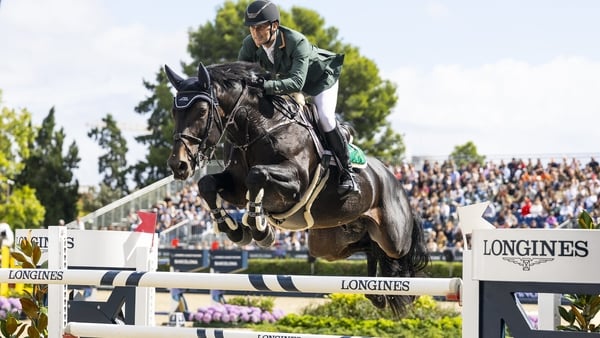 Billy Twomey with Jumping Jack van de Kalevallei