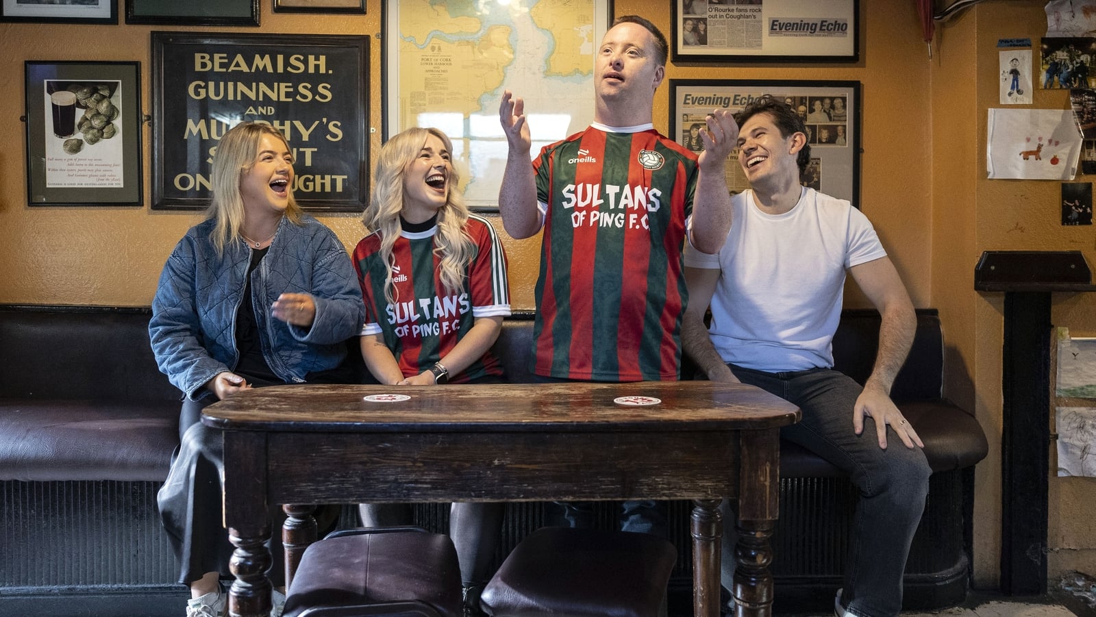 The Sultans of Ping launch football jersey for charity