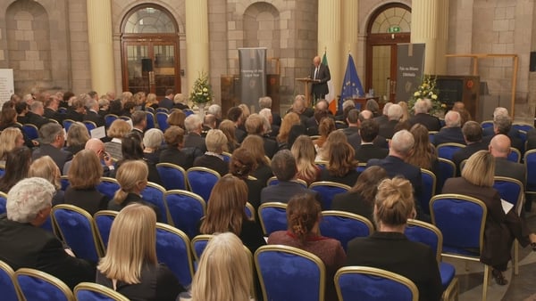 A ceremony was held in the Round Hall of the Four Courts to mark the opening of the new legal year