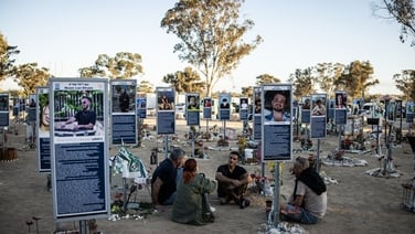Israel marks 7 October anniversary as talks held to end Gaza war