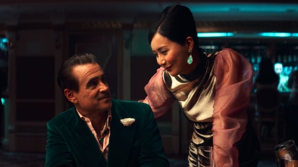Colin Farrell and Fala Chen in Ballad of a Small Player