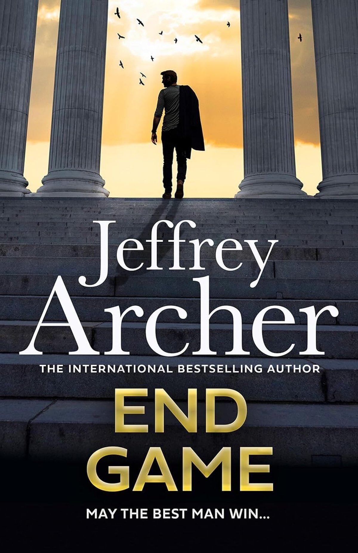 Jeffrey Archer with his latest and penultimate book!
