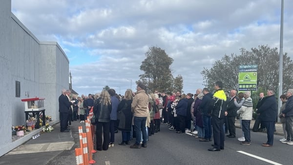 A commemoration service has taken place in Creeslough, Co Donegal, in memory of a tragic explosion in which ten people died, three years ago today.