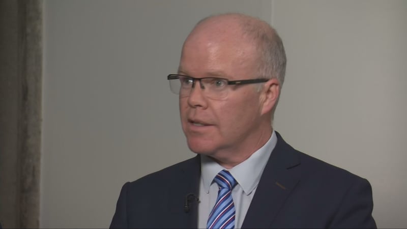 Peadar Toibin speaking on the Six One News