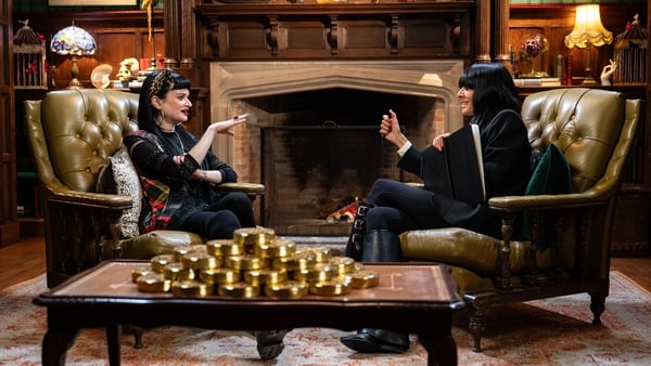Ruth Codd and Claudia Winkleman on The Celebrity Traitors