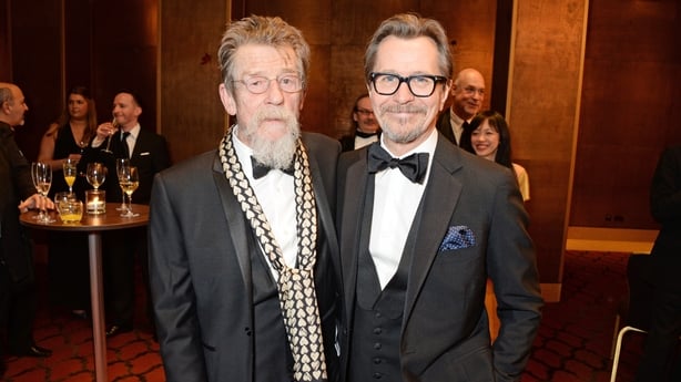 John Hurt and Gary Oldman pictured in 2014