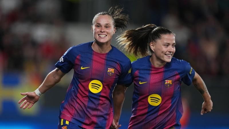 Ewa Pajor and Claudia Pina scored a brace of goals each at the Estadi Johan Cruyff