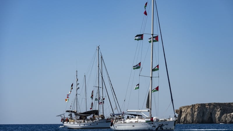 The flotilla is attempting to bring aid to Gaza