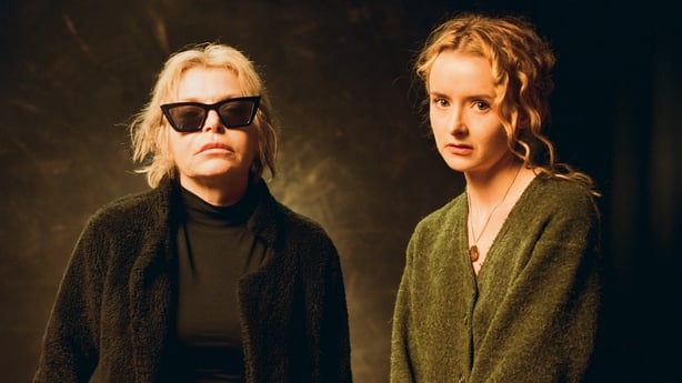 Nuala and Myrid Carten in a promotional shot for the film A Want In Her