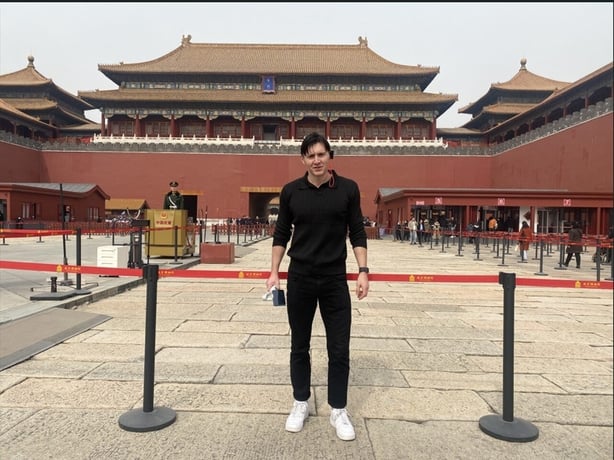 Eamon Donoghue at the Forbidden City