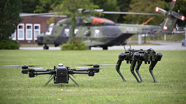 An A1-Falke net capture drone 