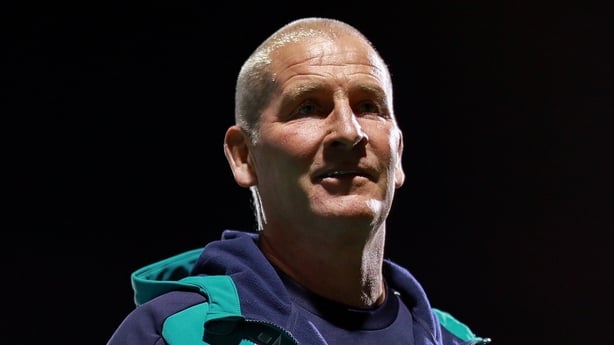 27 September 2025; Connacht head coach Stuart Lancaster after the United Rugby Championship match between Connacht and Benetton Treviso at Dexcom Stadium in Galway. Photo by Thomas Flinkow/Sportsfile
