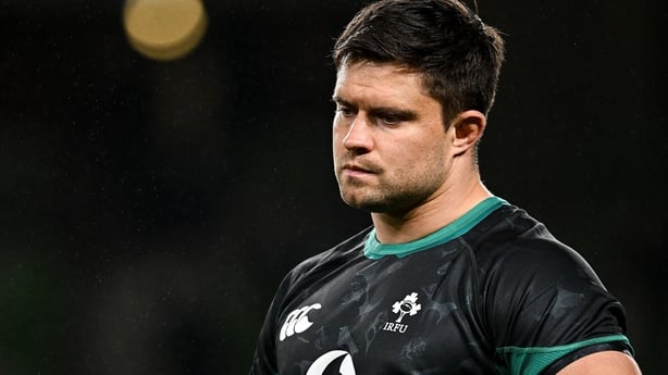 15 November 2024; Dave Heffernan of Ireland before the Autumn Nations Series match between Ireland and Argentina at the Aviva Stadium in Dublin. Photo by Seb Daly/Sportsfile
