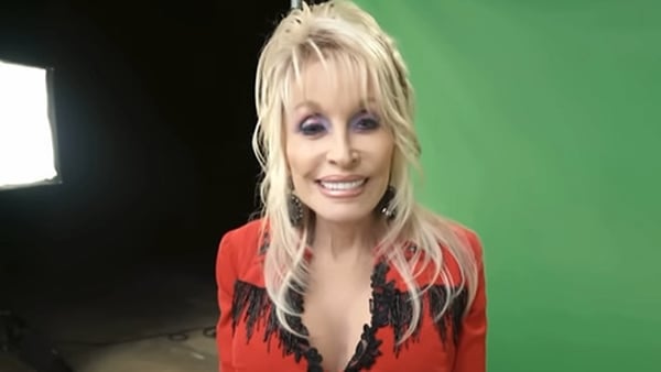 Dolly Parton smiles in the Instagram video she recorded on Wednesday 8 October 2025