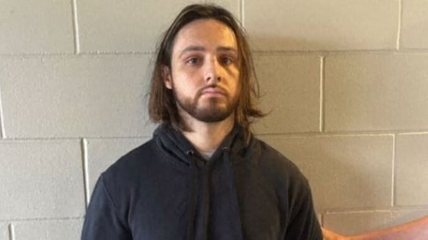 Jonathan Rinderknecht is pictured following his arrest in connection with the Palisades Fire in Los Angeles